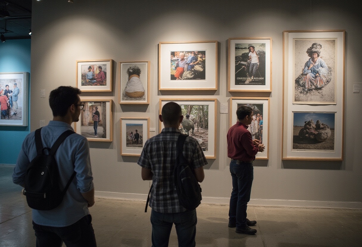 Migrant workers' award-winning photos exhibited at NTCH - Focus Taiwan